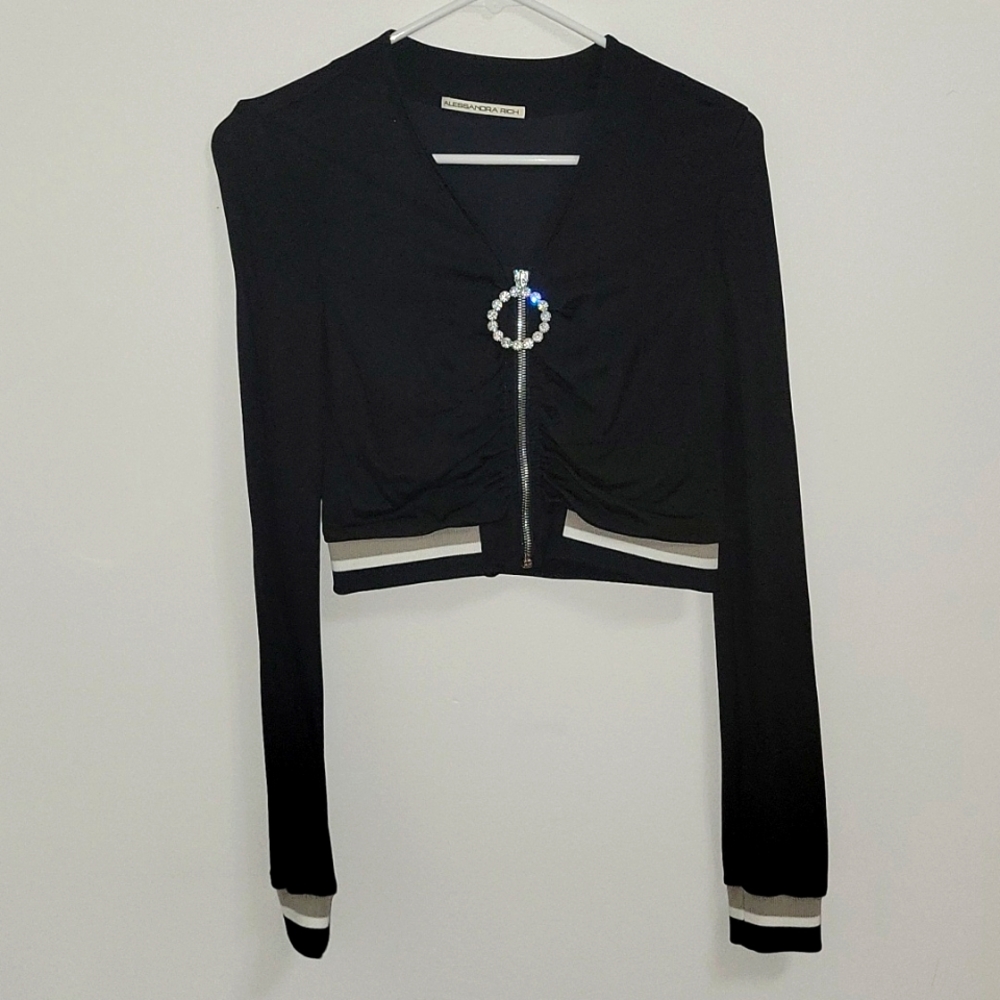 Alessandra Rich Cropped Jacket